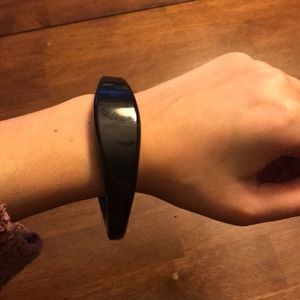 Black bangle bracelet